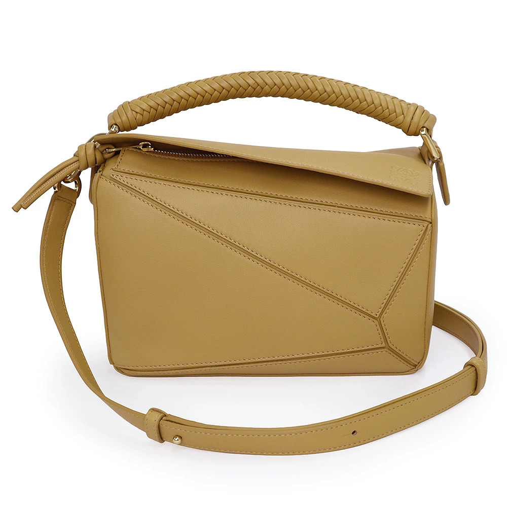 Loewe Puzzle Bag Calfskin Sahara Beige Cream 2way Crossbody Leather